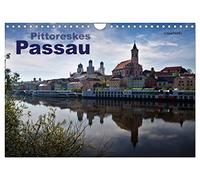 Pittoreskes Passau (Wandkalender 2026 DIN A4 quer), CALVENDO Monatskalender: Die Schönheit der Dreiflüssestadt Passau