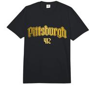 Pittsburgh 412 Code régional Pride Pennsylvania Comfort Colors Adult Heavyweight T-Shirt