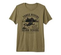 Pittsburgh 412 Plongée sous-Marine 3 rivières T-Shirt Haut de Gamme