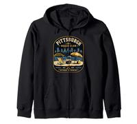 Pittsburgh Beach Club Pas d'océan Pas de problème Yinz PGH 412 Love Sweat à Capuche