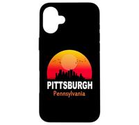 Pittsburgh Pennsylvania State USA Vintage Sunset City Coque pour iPhone 16 Plus