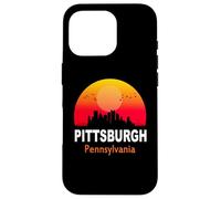 Pittsburgh Pennsylvania State USA Vintage Sunset City Coque pour iPhone 16 Pro