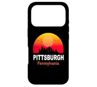 Pittsburgh Pennsylvania State USA Vintage Sunset City Coque pour iPhone 17 Pro