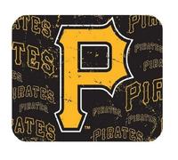 Pittsburgh Pirates Logo Rectangle Mouse Mats with Special Designs for Fans