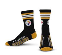 Pittsburgh Steelers 4 à rayures Deuce Crew Sockd pour homme Taille Medium 5-10