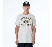 PITTSBURGH STEELERS New Era Casquette NFL Regular T-Shirt Vieilli sérigraphié Team Graphic Stone Unisexe