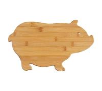 Pitxsgsia Planche de Service et de Découpe en Bambou en Forme de Cochon en Bambou Planche à Découper en Bambou Planche à Découper en Forme de Cochon de Dessin Animé pour Enfants