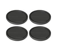 Pitycbo 4 Pièces Cale Roue Coupelle de Roulette de Lit Patin de Protection Qui Protège Les Sols Des Rayures et Des Marques Adapté pour Chaises, 8.5 Cm X 1 Cm