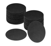 Pitycbo 48 Pièces Marqueurs de Tapis Repères Circulaires Pastilles de Sol Points de Repère Réutilisables et Résistants à L'Usure pour Jardin D'Enfants et Jeux, Noir, 48 Pièces
