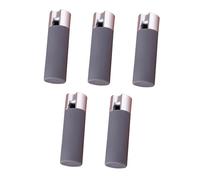 Pitycbo 5 Pièces Poids de Cordon de Rideau Poignées pour Ficelle de Rideau Extrémité de Corde Bouton de Anti-vent Installation Facile Fabriqué En Fer Ad, Gris