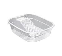 Pitycbo Bassin à Lave-linge pour Linge Délicat Bassin à Linge Polyvalent avec Planche Intégrée Cuve de Lavage Portative Légère En PP Lavabo Ménager Adapté à, Blanc