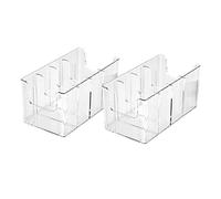 Pitycbo Ceinture Organisateur de Ceintures Boîte à Compartiments Séparés Porte-Ceintures pour Placard Casier à Ceintures avec Séparateurs Modulables Boîte de, 2 Pièces