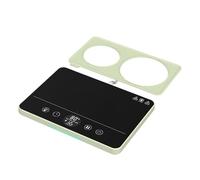 Pitycbo Chauffe-tasse Électrique Plateau Chauffant Minuterie Double Mode Arrêt Automatique Réglage Température Neuf Niveaux Plaque Réchauffante Grande Capacit, Vert