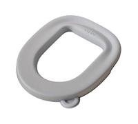 Pitycbo Coussin de Siège de Toilette Universel Lavable En EVA Housse Épaissie Support Remplaçable Mat Imperméable Adapté à La Salle de Bain Familiale Usage Hô, Gris