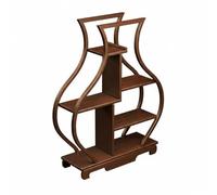 Pitycbo Étagère d'Exposition pour Rangement Organisateur Présentoir Décoratif Support à Accessoires en Bois Massif avec Design, Grand Modèle, Bouteille Pas À Pas Nuage Bleu