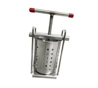 Pitycbo Manuelle, Presse à Jus de Fruits et Légumes, Récipient de Pressage En Acier Inoxydable avec Raclette à Eau pour Restaurants, Ménages, C, 1.2l