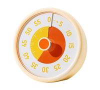 Pitycbo Minuterie Visuelle de, Réveil de Cuisson, Sans, avec Rappel de Sonnerie, Compte à Rebours pour Les Réunions, Le Travail Des Enfants, Jaune