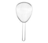 Pitycbo Passoire Noodle Strainer Robuste avec Poignée Anti-brûlure Grille Filtrante Épaisse et Cuillère Passoire Ustensile en Acier Inoxydable Facile à, 13.3 X 30.3 Cm