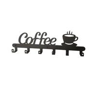 Pitycbo Porte-Mugs En Fer Noir Ltres Café Faible Hauteur Support à Tasses Crochs Suspendus Compact Accroche Tasse Suspendue, Style A