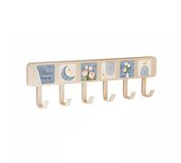 Pitycbo Rack à Crochs Mural En Acier Inoxydable Multifonctionnel Patère Cuisine Perçage peu Encombrant Organiteur Mural Cuisine ntrée, Laiteux, 6 Crochets