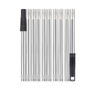 Pitycbo Rallonge Peinture Poignée Texturée Modulaire Manche Télescopique Peinture Tête En Plastique pr Peintres Amateurs, 2,4M