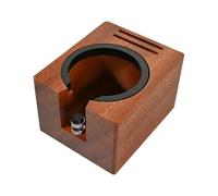 Pitycbo Station de Tassage pour Organisateur de Rangement Support de Comptoir Accessoire pour Expresso En Bois avec Fentes Stables Approprié pour Un, Sans Canon