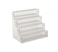 Pitycbo Support D'exposition pr Barrtes | Format Autoportant Stable, Élégant, Rangement Table pr Accessoires Maquillage, Btique, Studio, Foire, Style C