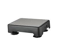 Pitycbo Tabouret Réglable Plateforme Marche Pied Antidérapant Appui Pieds Facile à Déplacer Stabilité Optimale Pratique pour Enfants Adultes Seniors Chambre, Blanc