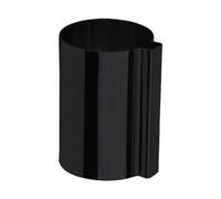Pitycbo Tube D'Arrêt Bague D'Arrêt Manchon de Butée Pièce de Remplacement En Acier Inoxydable Anti Goutte pour Robinet de Baignoire à Poignée Unique, Noir