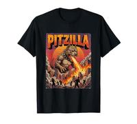 Pitzilla Giant Pit Bull Dog Monster Movie Parodie Pitbull T-Shirt
