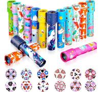 Piucrty Kaléidoscope pour enfants - Lot de 12 petits cadeaux d'anniversaire pour enfants de 8 à 10 ans - Cadeau d'invités - Cadeau d'anniversaire - Tombola - Cadeau d'adieu - Petits cadeaux