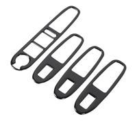 PIUGILH Cadre de lève-vitre arrière de voiture - Convient pour Alfa Romeo 159 2004-2011 - En carbone véritable - Accessoire intérieur pour Alfa Romeo - Noir