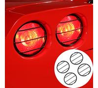 PIUGILH Lot de 4 protections de feux arrière de voiture pour Corvette C6 2005-2013 - Accessoires extérieurs