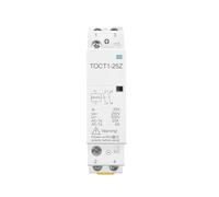 PIUHRKLEVD 1pc Din Rail DC 24V 2NO AC Modular contactor TOCT1-25-Z