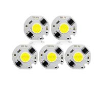 PIUHRKLEVD 5pcs Chip COB LED Lamp Real Power 3W 5W 7W 10W 12W Y27 LED Lamp Bulb 220V IP65 Input Smart IC for DIY LED Flood Light Spotlight(Warm White,Y27_5W)