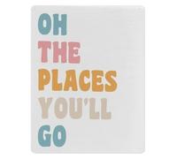 PIUHRKLEVD Dream Big Motivational Metal Sign Affirmation for Room Homeschool Classroom Decor (8 X 12 in)