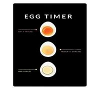 PIUHRKLEVD Egg Timer Metal Sign Kitchen Cooking Guide Vintage Farmhouse Style Wall-Art for Home Dining Room Decor 8 X 12 inch