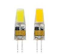 PIUHRKLEVD Low Voltage Lights 2pcs LED Bulb AC DC 12V G4 1505 COB Chip Light 360 Beam Angle Lights Replace 30W Halogen G4 LED Lamp Spotlight Household Bulbs (Color : OneColor, Size : AC DC 12V)