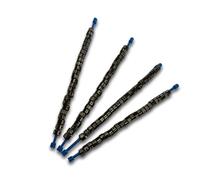 PIUMER - Anneaux de type fédératif pour canaris 2025 Bande 25 unités 3,00 mm Polycarbonate (Noir)