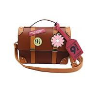 PIUMOJ Sac à bandoulière Harry, Wizard Sac Bandoulière, Potter Sac à Main, Magic Sac Messenger en Cuir PU, Sacs Portés épaule Pour Un Usage Quotidien, Bandoulière Réglable, Marron