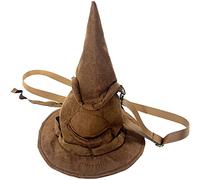 PIUMOJ Sac à bandoulière Harry, Wizard Sac Bandoulière, Potter Sac Messenger, Chapeau Parlant, Magic Has Messenger Bag Est Utilisé Pour Un Usage Quotidien (Marron)