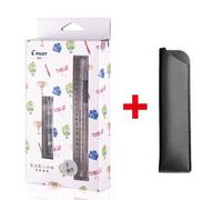 Piuno Kakuno Polaire Visage Stylo Plume Fka-1sr Avec Con-40 Convertisseur D'écriture Lisse Staacquering Fournitures Scolaires Bureau Boîte-Cadeau - Type Transparent-M(0.6mm)