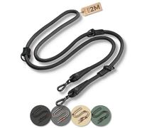 PiuPet® Laisse Chien 2m Réglable - Longe en Coton pour Petits et Grands