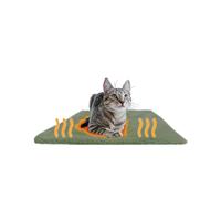 PiuPet® Tapis Auto-Chauffant Chat 60 × 45 cm, Coussin Thermique, Vert | Coussin thermique sans électricité, Plaid doux et lavable, Pour chats & chiens, Maison & voiture, innovant et écologique