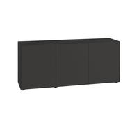 Piure Coffre combiné Nex Pur fermé - graphite P44 - Portes/Portes - H 75 cm