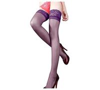 PiurUf Bas De Contention Femme Femmes Sheers Sexy Bas Sexy Top Top Top Cuisse Bas High The The Genou Socks Discothèques Pantyhose Femelle Bas Bas pour Porte Jarretelle (Color : D, Size : One Size)