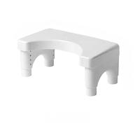 PIURUF Tabouret de toilette réglable en hauteur de 15 à 21 cm, aide à soulager la constipation et les hémorroïdes, aligne le côlon pour un soulagement plus rapide et plus facile