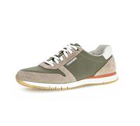 Pius Gabor 1015.10 Hommes Baskets - Suède/Cuir (Gris/Kaki, Numeric_42_Point_5)