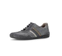 Pius Gabor Baskets basses pour homme, doublure recyclée, cuir certifié, semelle intérieure amovible, Indigo Indigo Midgrey 02, 44 EU