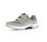 Pius Gabor Baskets basses pour homme, semelle intérieure amovible, cuir certifié, gris, 45 EU